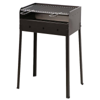 Mille Stella Eco Small - Holzkohlegrill aus hochwertigem Eisen - 47,5x37cm