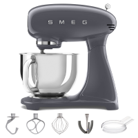 Smeg Full Color Schiefergrau - K&uuml;chenmaschine - Sch&uuml;ssel 4,8 Liter