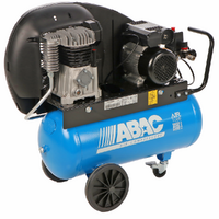 ABAC EXT A29B 50 CM2 - Einphasiger elektrischer Luftkompressor mit Riemenantrieb - Motor 2 PS - 50 lt