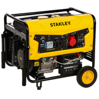 Stanley SG 6500B - Benzin Stromerzeuger - AVR - 6.5 kW dreiphasig