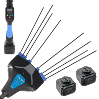 VESCO GALAXY XR21F.1 - Olivenr&uuml;ttler mit Lithium-Batterie - Fester Schaft 250 cm - 2x 21,6 V 4,5 Ah