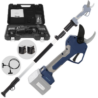 Bullmach ARTEMIS 45 - Elektrische Gartenschere auf Verl&auml;ngerungsstange 150-210 cm - 2x 21.6V 4Ah