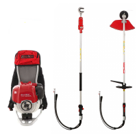 Blue Bird GX50 - Motorsense + R&uuml;ttler mit Haken cm 280 Rucksackmotor Honda - Olivensch&uuml;ttler