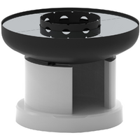 Palazzetti Efesto 90  - Modul-Grillkamin aus Beton - f&uuml;r Holz und Holzkohle