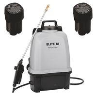 Volpi ELITE 16 - R&uuml;ckenspritzpumpe mit Akku - 2X 14,4 V 2 Ah - 8 bar