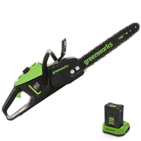 Greenworks GD60CS40K4 - 60V 4Ah Akku-Elektrokettensäge - 40cm Schwert