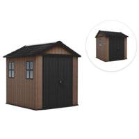 Keter Newton plus 757/775 - Gartenhaus - mit Fenstern - 230x223.8x246 cm