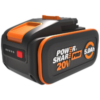 WA3644 20V 5Ah Pro Powershare Lithium-Akku mit Anzeige - Worx