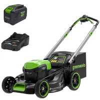 Greenworks GD48LM51SPIIK5 - Akku-Rasenm&auml;her mit Eigenantrieb - 48V/5Ah - Schnittbreite 51 cm