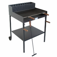 Cruccolini Fuocone Oliveto Maxi - Handgefertigter Grill aus Eisen f&uuml;r Holz und Kohle