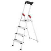 Hailo ProfiStep XXL, 5 Stufen, 1.46 mt - Aluminium-Leiter mit St&auml;nder