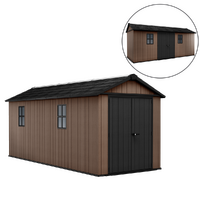 Keter Newton plus 7517/1775 - Gartenhaus - Mit Doppelt&uuml;r und Fenstern