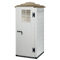 Garofalo Tuscany Evo 80 Pagoda - Ger&auml;teschuppen - Mit Fenster - 82.5x82.5x198 cm
