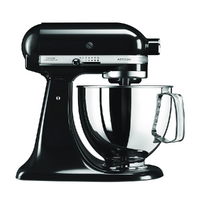 KitchenAid Artisan 5KSM125-EOB Onyx Schwarz &ndash; K&uuml;chenmaschine mit kippbarem Motorkopf