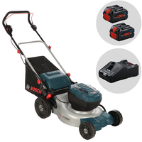 Bosch Professional GRA 18V2-46 &ndash; Akku-Rasenm&auml;her &ndash; 2&times;18V 8 Ah &ndash; Schnittbreite 46 cm