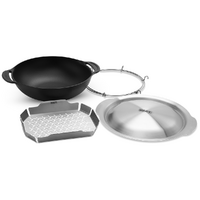 Weber Crafted Wok mit D&auml;mpfgarer