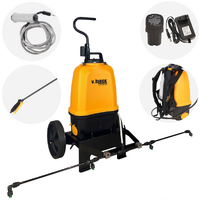 Volpi V-BLACK VITA 16 &ndash; Akku-R&uuml;ckenspritze mit Trolley und Spritzbalken