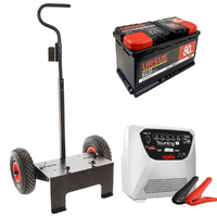 Komplettset: Wagen Volpi + 80 Ah Batterie + Ladeger&auml;t Telwin Touring 18