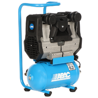 ABAC START QUIETE OS20 - Elektrischer, einphasiger, leiser Luftkompressor - &Ouml;l-frei - Motor 2 PS - 6 lt
