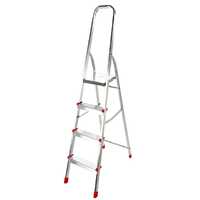 Aluminium-Trittleiter mit St&auml;nder Alice 4, 4 Stufen, 1,49 m