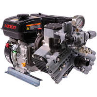 Comet MTP P40/20 BA (CE) &ndash; Spritzmotopumpe mit Benzinmotor &ndash; Loncin G200F-Motor &ndash; Ausf&uuml;hrung f&uuml;r S&auml;uren und chemische Produkte