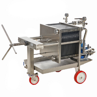 Enotecnica Pillan FC42 – Professioneller Weinfilter mit 20 Filterplatten 40x40 cm – Rahmen und Pumpe aus Edelstahl