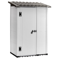 Garofalo Urban 100 &ndash; Gartenschuppen &ndash; Mit versetzter T&uuml;r &ndash; 122,5 x 82,5 x 201 cm