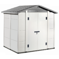 Garofalo Urban 200 &ndash; Gartenhaus &ndash; Mit Doppelt&uuml;r &ndash; 202,5 &times; 162,5 &times; 216 cm