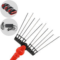 Aima Twigo Cordless &ndash; Akku-Elektro-Olivenernter &ndash; Teleskopstange aus Aluminium 195&ndash;300 cm &ndash; 3 x 21 V 5,2 Ah
