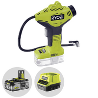Ryobi R18PI-0 &ndash; tragbarer Akku-Kompressor &ndash; 18 V &ndash; 4 Ah