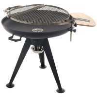 Royal Food BBQ2 - Kohlegrill mit drehbarem Doppelgrillrost - Kohlenbecken &Oslash; 86 cm