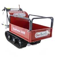 GeoTech Pro GeoPorter 330E – Raupentransporter mit ausziehbarer Ladefläche und 4 Laufrollen – 300 kg