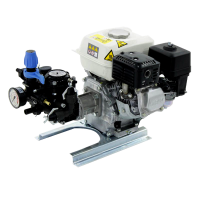 Membranpumpe Comet MC 25 mit Honda-Motor GP 160