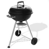 Weber Compact Kettle 47 1502054 – Holzkohlegrill – Grillfläche 47 cm