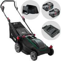 Bosch Rotak18V2-43 – Akku-Rasenmäher – 2X18V/4Ah – Schnittbreite 43 cm