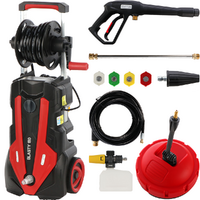GeoTech Blasty 180 - Hochdruckreiniger mit professioneller Lanze + Kit Terrassenreiniger/Schlauchreinigung - 180 bar - 450 l/h