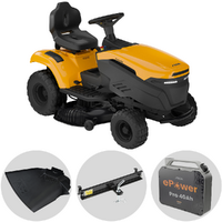 Stiga Tornado 398e – Rasentraktor mit 1 ePower Pro 56V/40Ah-Akku – Seitenauswurf und Mulchfunktion