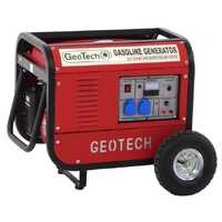 GeoTech GGSA3000 - Benzin-Stromerzeuger mit R&auml;dern mit AVR-Regelung 2.7 kW - Dauerleistung 2.5 kW - 230V