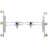 Spritzbalken aus Edelstahl Flügelmutter aus Messing 3+3 Düsen, Halterung aus Edelstahl
