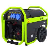 Pramac PX 8000 - Benzin-Stromerzeuger mit R&auml;dern mit AVR-Regelung und Elektrostarter 5.4 kW - Dauerleistung 4.5 kW - 230V