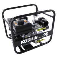 Benzinmotorpumpe Koshin STV-80X f&uuml;r Grauwasser mit 80 mm Anschl&uuml;ssen - Wasserpumpe