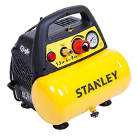 Stanley DN 200/8/6 - Tragbarer elektrischer Kompressor - Motor 1.5PS - 6 Lt