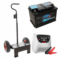Komplettpaket: Wagen Volpi + 70 Ah Batterie + Ladeger&auml;t Telwin Touring 18