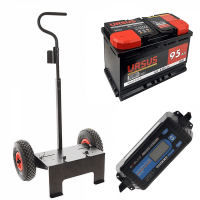 Komplettpaket: Wagen Volpi + 95 Ah Batterie + Ladeger&auml;t Awelco Automatic 20