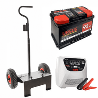 Komplettpaket: Wagen Volpi + 95 Ah Batterie + Ladeger&auml;t Telwin Touring 18