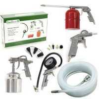 Zubeh&ouml;rset  f&uuml;r Kompressoren GeoTech, 11 Teile - professioneller Drahtschlauch