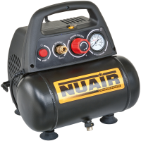 Nuair New Vento  200/8/6 - Elektrischer kompakter Kompressor - Motor 1.5 PS oilless - 6 Lt