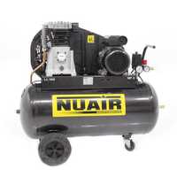 Nuair B3800B/100 CM3 &ndash; Einphasen-Elektroluftkompressor mit Riemenantrieb &ndash; 3-PS-Motor &ndash; 100 Liter