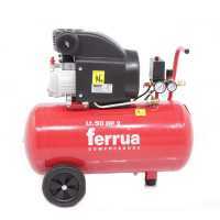 Ferrua RC 2 50 CM2 - Elektrischer Kompressor mit Wagen - Motor 2 PS - 50 Lt Druckluft
