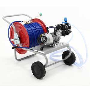 Elektrische Membranpumpe mit Wagen Comet MC 25 &ndash; elektrischer Motor